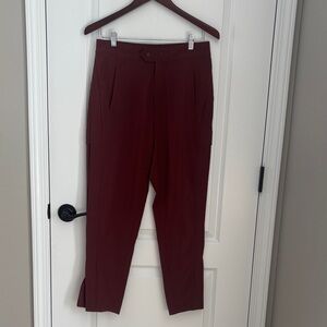 Athleta Uptown Ankle Pant - Dark Red Cargo